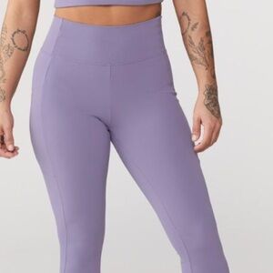 REI Co-op Take Your Time 7/8 Purple Lavender Leggings  Women's Size Small